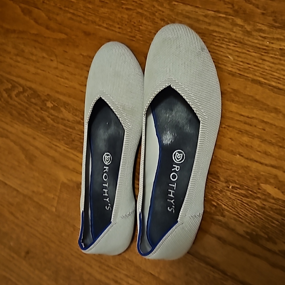 Rothy's Grey Flats